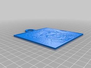 terence mckenna lithopane 2d a arte personalizado 3d print model - Mito3D