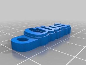 clint key fob organization customized 3d print model - Mito3D