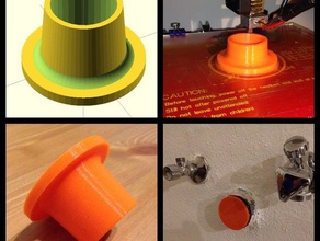 tubo di scarico tappo forniture famiglia cap l'olfatto 3d print model - Mito3D