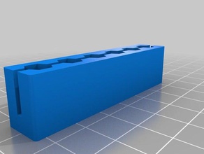 my customized hex bit holder tool holders & boxes 3d print model - Mito3D
