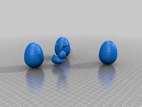 chicken-rabbit 3d printing 3d print model - Mito3D