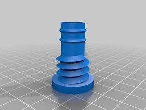 threaded pipe fitting Mutter diy 3d print model - Mito3D