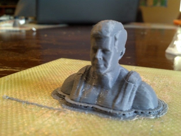 jfk commando bust people army figure cammando president rc driver 3D print model - Mito3D