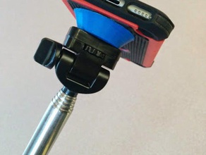 selfie mount Handy selfie-stick 3d print model - Mito3D