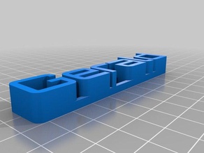 my customized 3d name plate gerald sculptures 3d print model - Mito3D