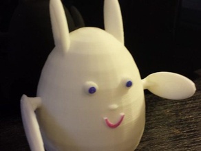easter rabbit egg toy 3d printing easterbunny easteregg bunny design 3d print model - Mito3D