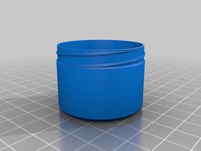 40mm diameter cylinder container containers customized 3d print model - Mito3D