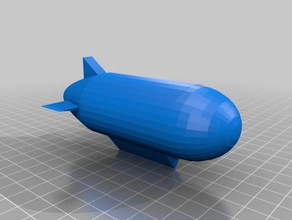 simple blimp 3d printing 3d print model - Mito3D