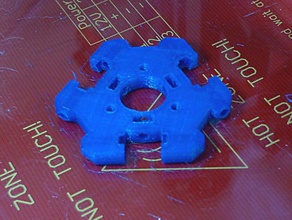 kossel mini e3d efectoras redux Impresora 3d de las piezas delta efector 3d print model - Mito3D