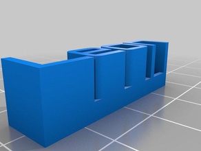 leon 3d isim plakası heykeller özelleştirilmiş 3d print model - Mito3D