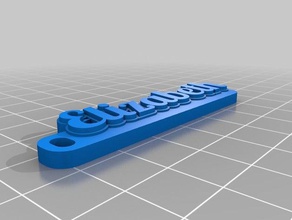 elizabeth etiketi organizasyon özelleştirilmiş 3d print model - Mito3D