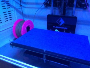 mini filament holder flashforge dreamer 3d printer accessories spool spindle 3d print model - Mito3D