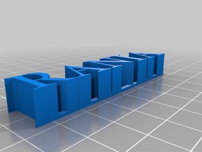 il mio 3d personalizzati targhetta rania sculture su misura 3d print model - Mito3D