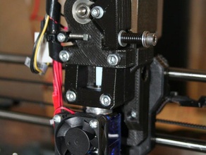 prusa i3 direta unidade extrusora de e3d hotend mk8 engrenagem Impressora 3d extrusoras gestão cabos o dd acionamento direto v6 óptico nal curso 3d print model - Mito3D