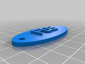 fus namensschild kundengebundene 3d print model - Mito3D