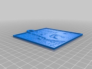 mi personalizados lithopane clark 2d arte 3d print model - Mito3D