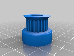 gt2 pulley 20 teeth 8mm shaft 3d printer parts customized 3d print model - Mito3D