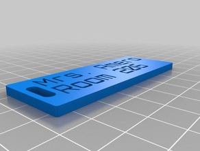 amero hall pass refeita organização personalizado 3d print model - Mito3D