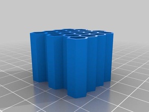 4x5 honeycomb-generator Biologie kundengebundene 3d print model - Mito3D