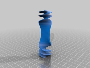 spiral math art customized 3d print model - Mito3D