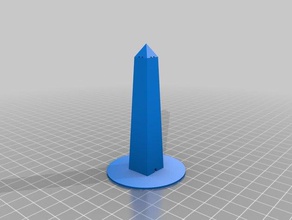 o monumento de washington A impressão 3d 3d print model - Mito3D