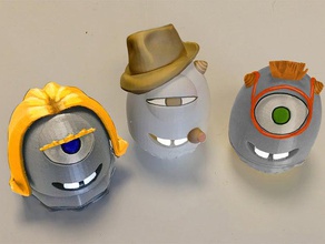 aile yumurta oyuncaklar ve oyunlar çikolata Paskalya estearsday 3d print model - Mito3D