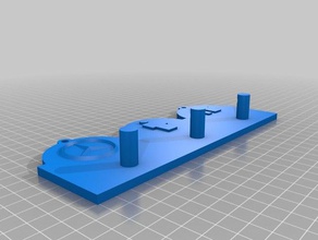 mi tecla personalizada percha personalizador organización personalizado 3d print model - Mito3D