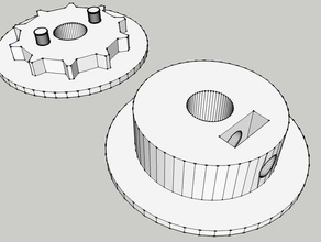 top zincir 2,5 mm kasnak drawbot Robotik 3d print model - Mito3D