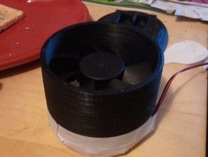 hovercraft prototype other cooling fan experiment motor parametric 3d print model - Mito3D