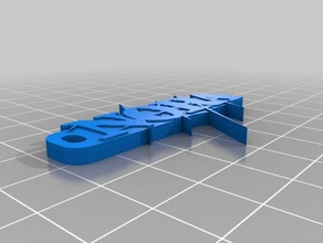 nora llavero organización personalizado 3d print model - Mito3D