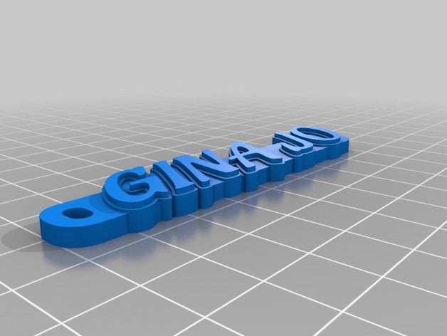 my customized hd font keychain v2 700 fonts organization 3D print model - Mito3D