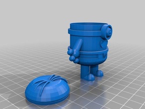 minion egg pod 3d printing easter easteregg 3d print model - Mito3D