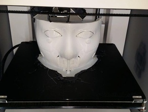 inmoov full face front Gesicht 3d print model - Mito3D