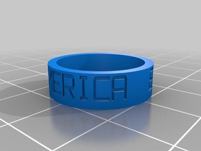 gera les anneaux personnalisé 3d print model - Mito3D