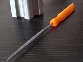 ergonomic file handle hand tools grip 3d print model - Mito3D
