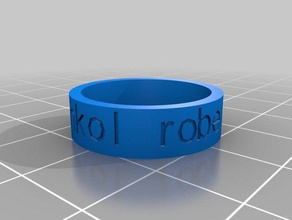 anillo anelli su misura 3d print model - Mito3D