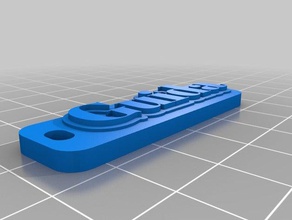 nome kay cadeia de guida organização personalizado 3d print model - Mito3D