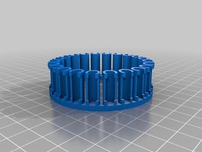 meine kundengebundener Webstuhl - einfach customizer-version Armbänder kundengebundene 3d print model - Mito3D