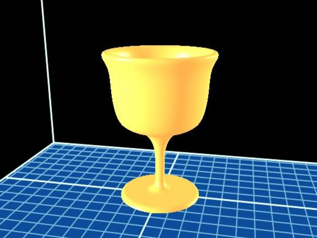 shot glass mini goblet containers nice shotglass 3D print model - Mito3D