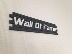 wall fame signs & logos amazingdesign emblem sign 3d print model - Mito3D