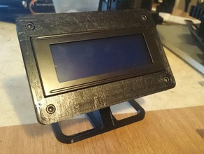 20x4, lcd cas porte-outils & boîtes i2c écran titulaire de montage sainsmart à 3d print model - Mito3D