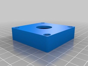 vertical support nema 23 parts 3d print model - Mito3D