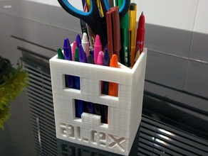 creeper pen holder office minecraft pencil 3d print model - Mito3D