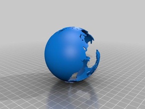 globe sculptures 3d print model - Mito3D