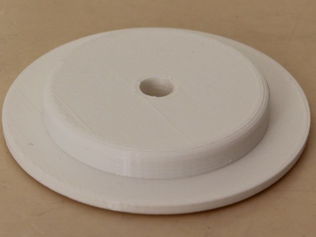 customizable spool holder insert 3d printer accessories customizer filament mount openscad 3D print model - Mito3D