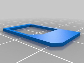 micro sim scheda mobile telefono 3d print model - Mito3D