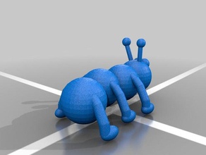 crazy caterpillar - thursday2 Tiere 3d print model - Mito3D
