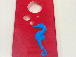 seahorse iphone 5c Fall Handy Telefon - Seepferdchen 3d print model - Mito3D