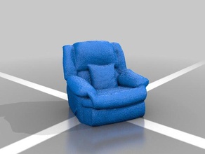 la sedia del recliner - 3d scansione scansioni & repliche 3dscanner 3d print model - Mito3D