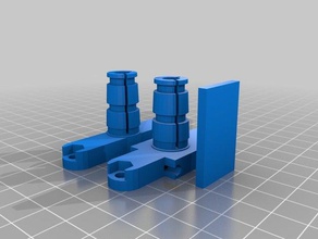özelleştirilmiş bowden kelepçe zipties benim rostock'ta 3d yazıcı parçaları 3d print model - Mito3D